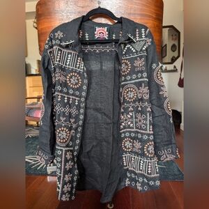 Johnny Was Faye Relaxed Linen shirt